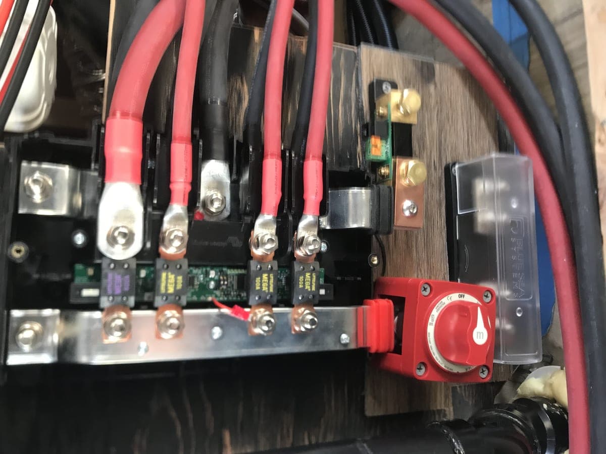 Custom electrical installation detail